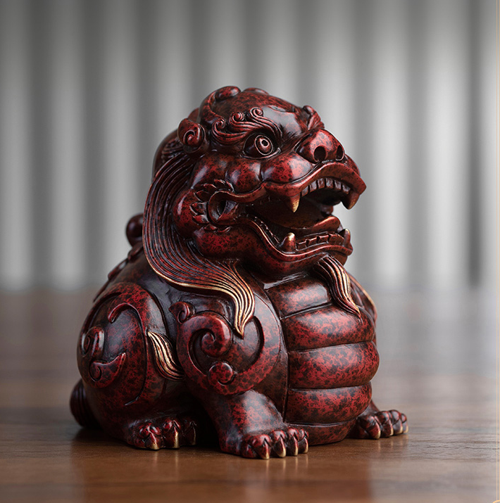 Tỳ hưu đồng đỏ tài lộc