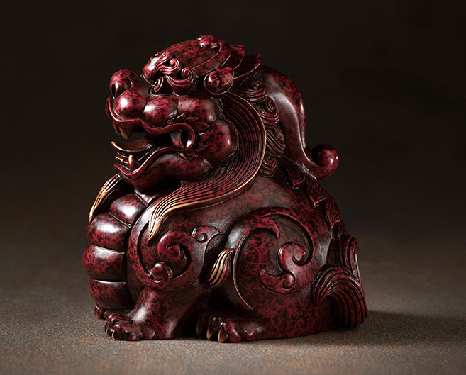 Tỳ hưu đồng đỏ tài lộc