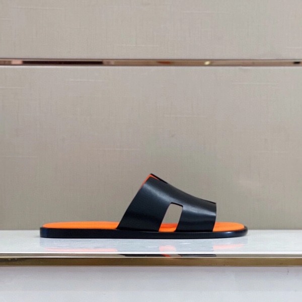 DÉP HERMES IZMIR BLACK ORANGE SANDAL AAA
