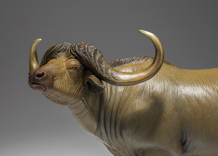 Bò rừng đồng thau nguyên chất dũng mãnh