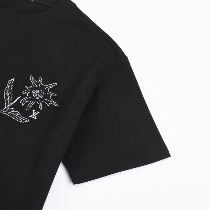 ÁO LOUIS VUITTON print cotton jersey T-shirt