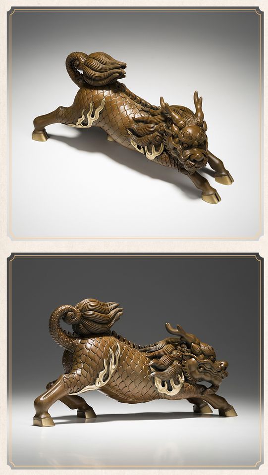 Tượng Kỳ Lân Tường Thụy Bảo Vệ Gia Chủ