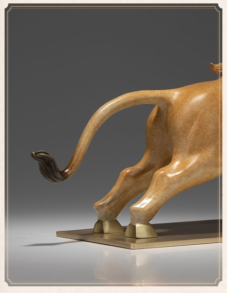 Tượng đồng Ngưu Tài Thịnh Vượng