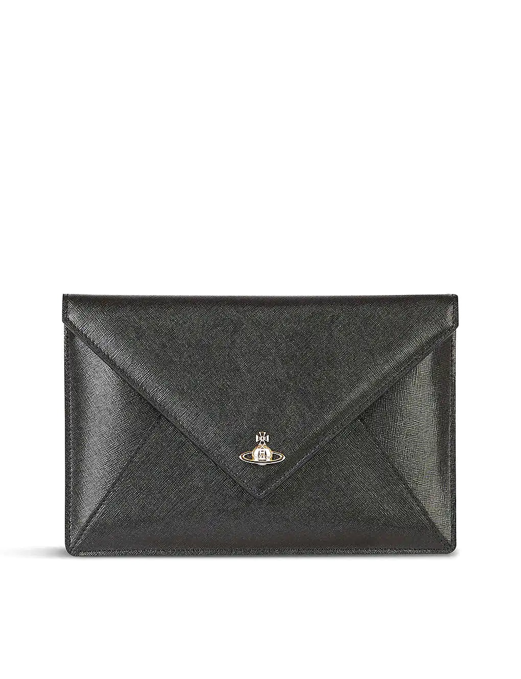 VÍ VIVIENNE WESTWOOD Victoria leather envelope clutch bag