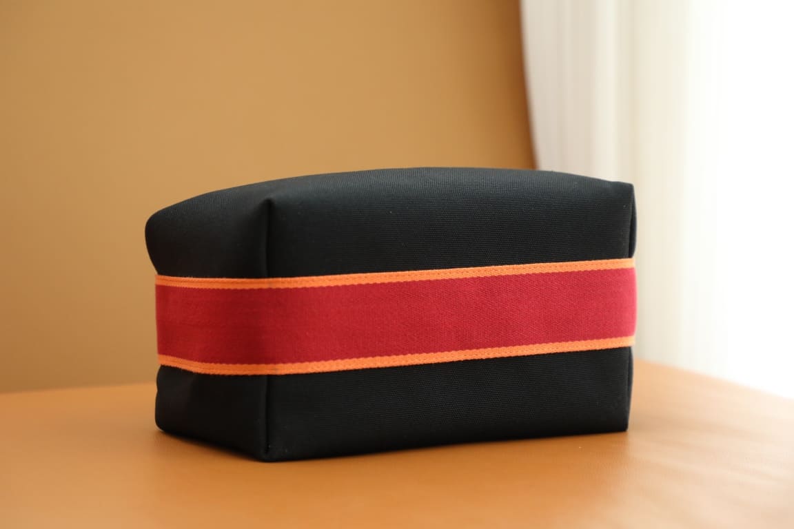 TÚI HERMES TROUSSE DE TOILETTE BRIDE A BRAC PM H MÀU ĐỎ
