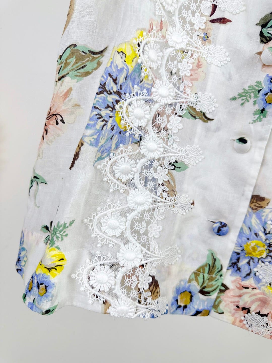 ÁO ZIMMERMANN Flower Vintage Dress High Classy