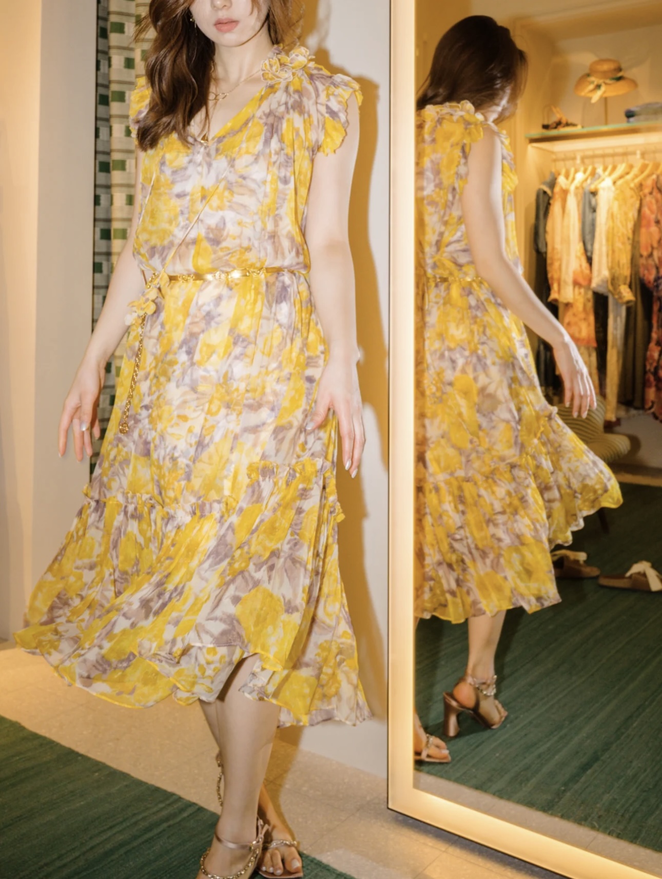 VÁY ZIMMERMANN Flower Vintage Dress