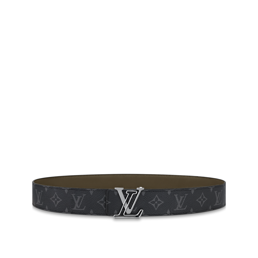 DÂY LƯNG LOUIS VUITTON LV INITIALS 40MM REVERSIBLE BLACK 2023