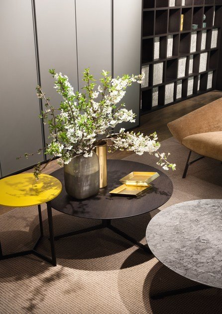 BÀN TRÀ MASSIMO Round marble coffee table