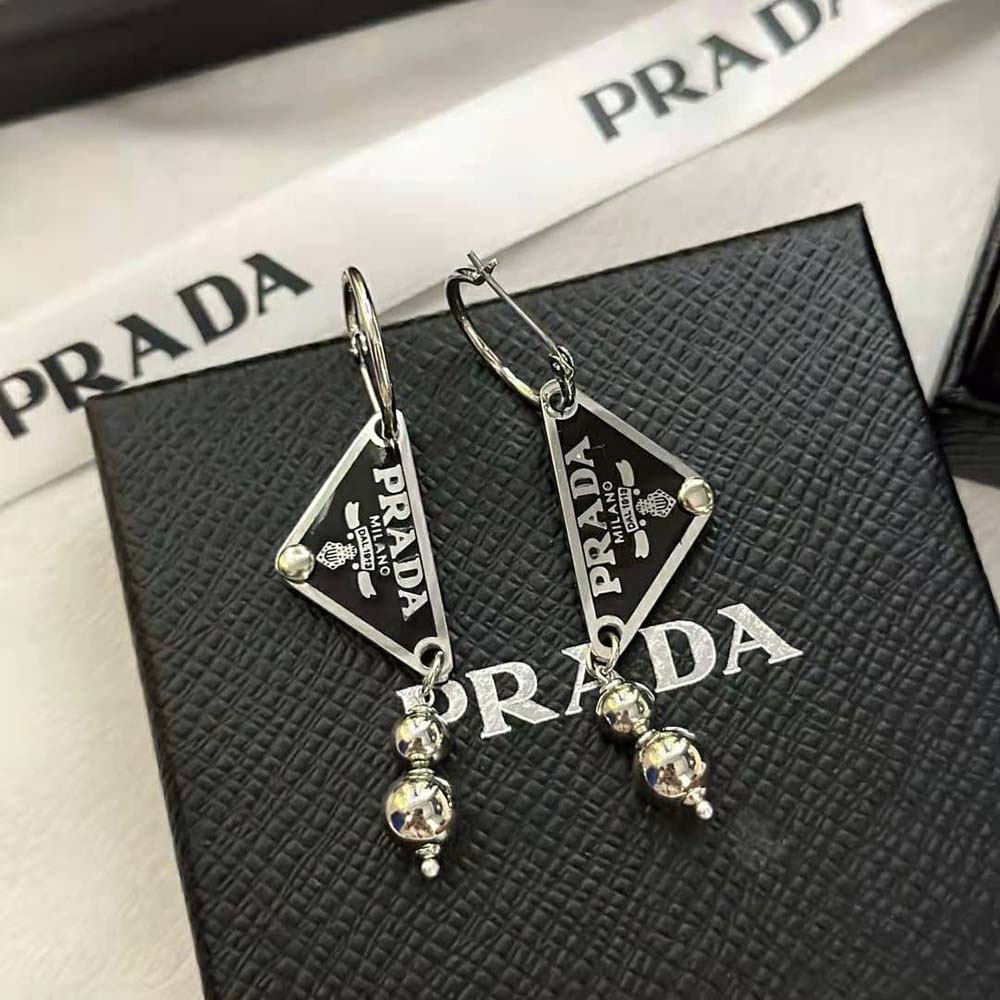 Bông tai PRADA Women Ball Smalto Jewels Pendant Earrings