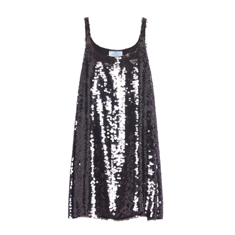 Váy Prada Sequin Embellished Cigaline Minidress