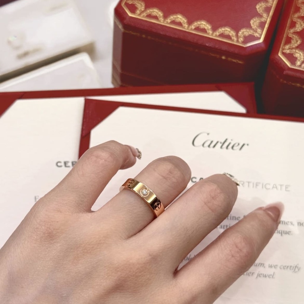 NHẪN CARTIER LOVE RING SOLITARIE DIOAMOND