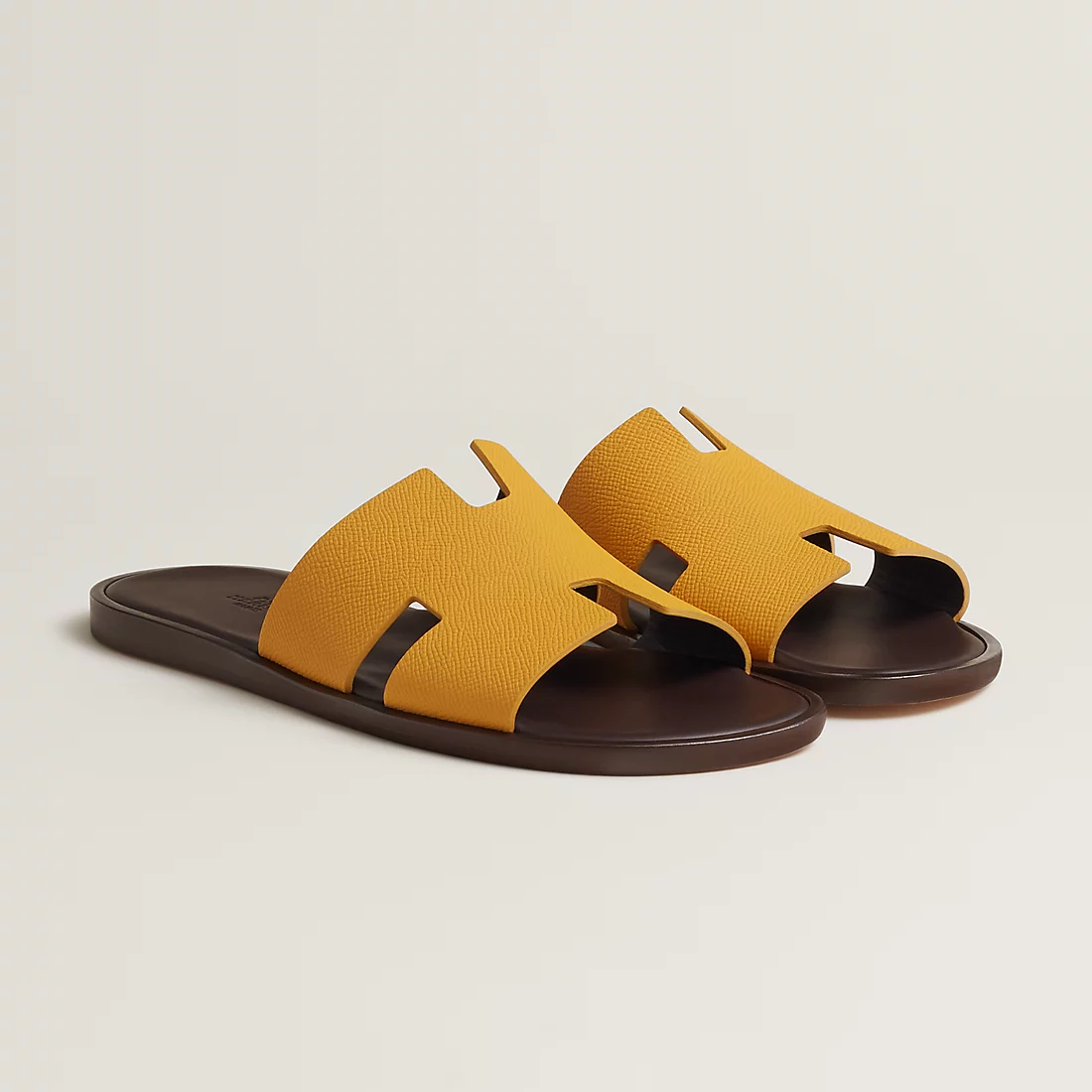 DÉP HERMES IZMIR EPSOM LEATHER YELLOW AAA
