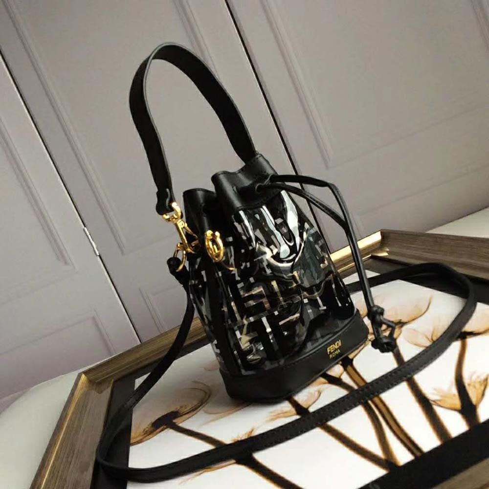 TÚI FENDI Women MON TRESOR PU Mini-Bag-Black