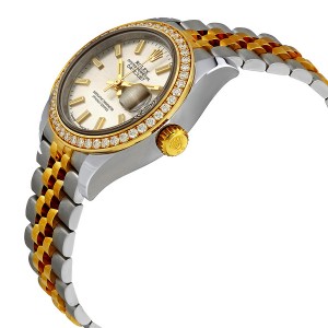 ĐỒNG HỒ ROLEX Lady-Datejust Silver Dial Ladies Steel and 18kt Yellow Gold Jubilee Watch