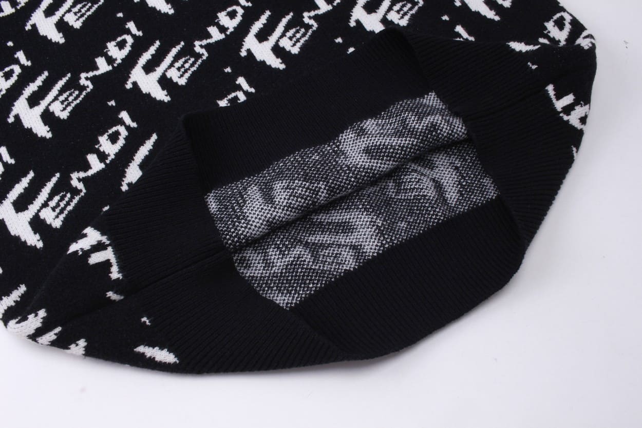 ÁO FENDI Cashmere Black Sweater