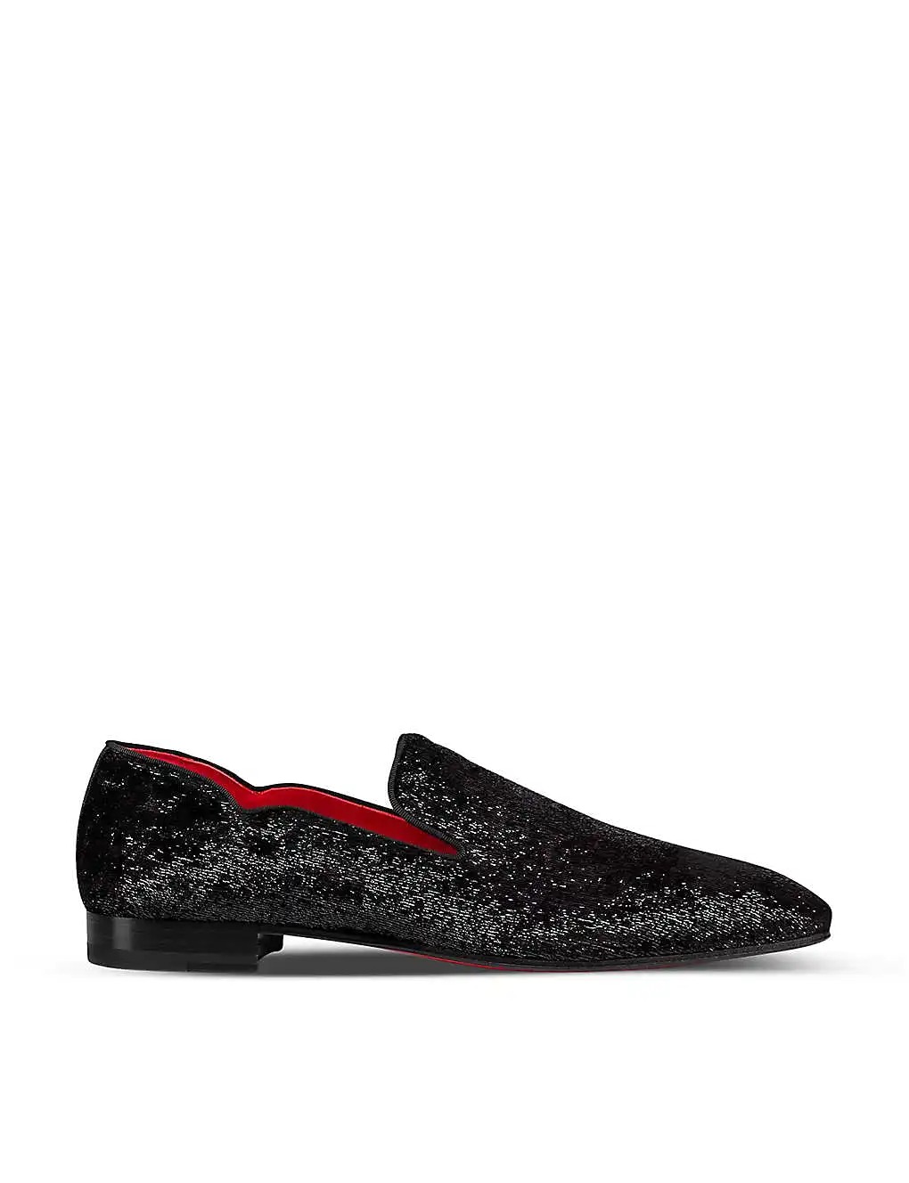 GIÀY CHRISTIAN LOUBOUTIN Dandy Chick slip-on velvet loafers