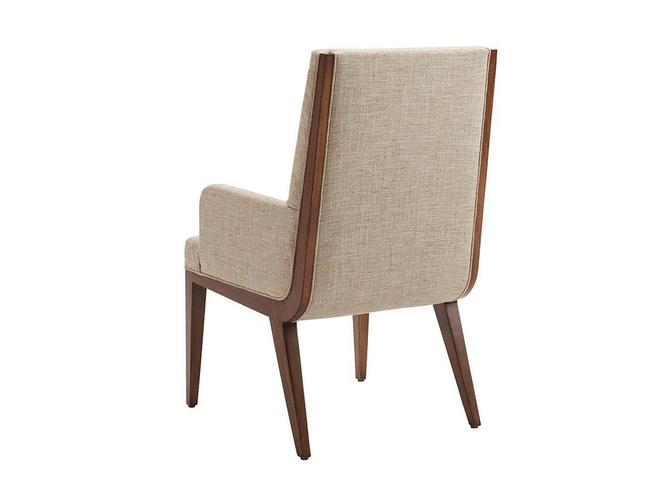 GHẾ LEXINGTON CANVAS & GENUINE LEATHER UPHOLSTERED ARM CHAIR