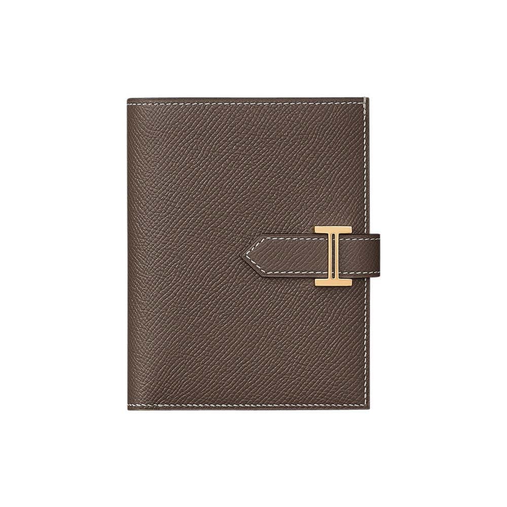 Ví Hermes Bearn Compact Wallet Black Palladium Hardware Epsom Leather