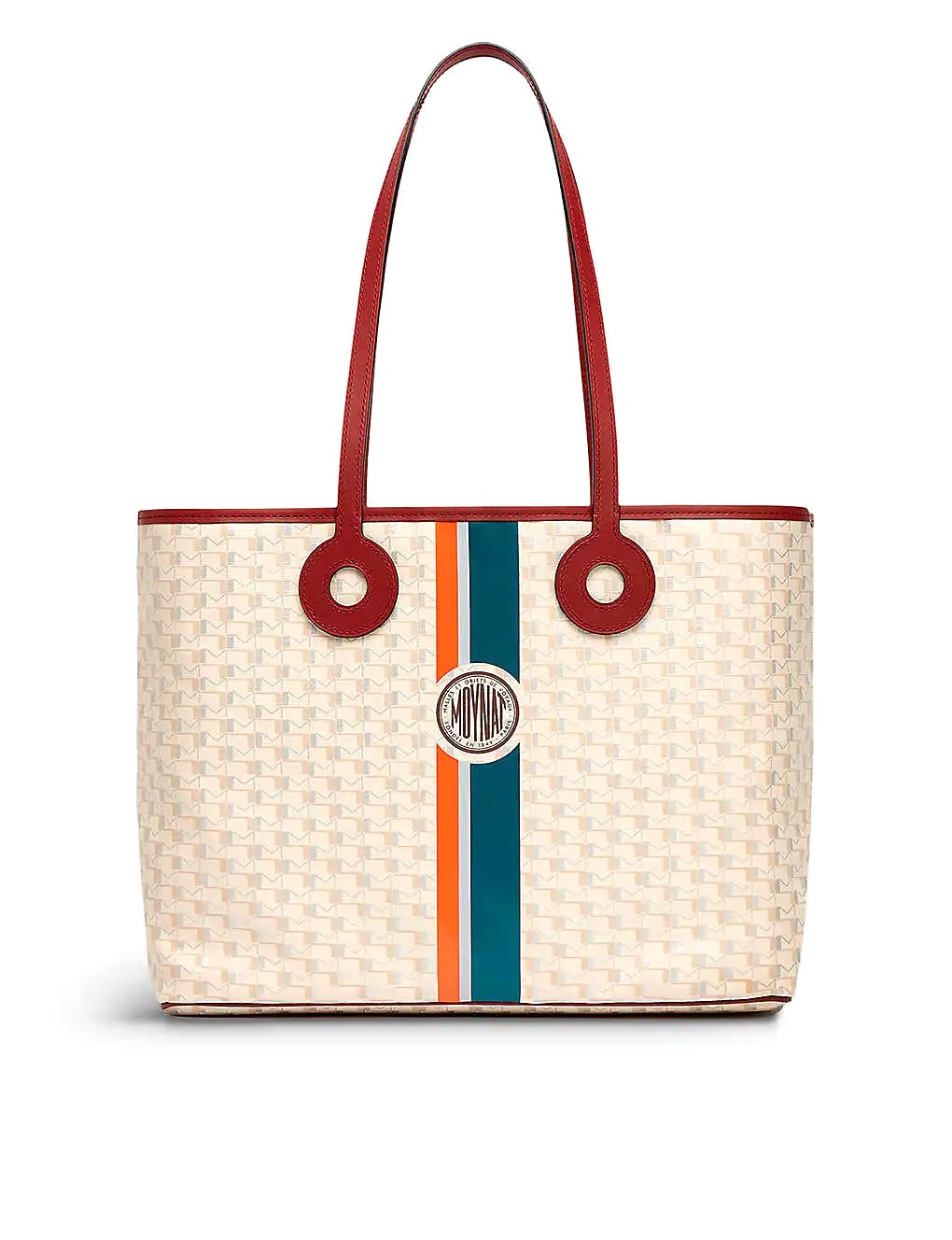 TÚI MOYNAT Ruban Duo monogram-print canvas tote bag