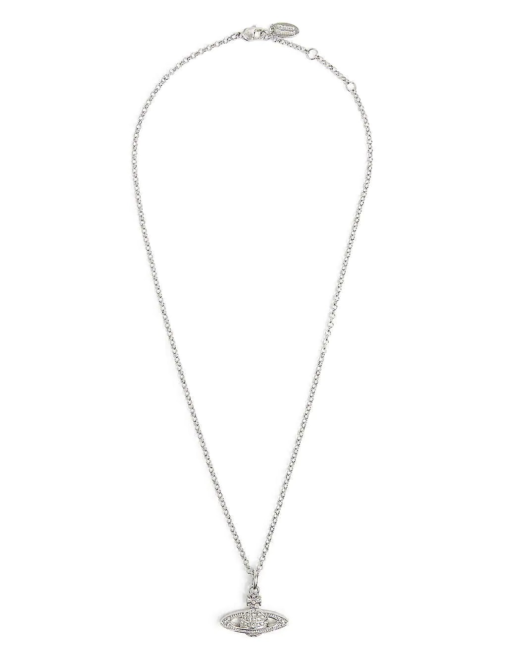 DÂY VIVIENNE WESTWOOD JEWELLERY Brass and cubic zirconia pendant necklace