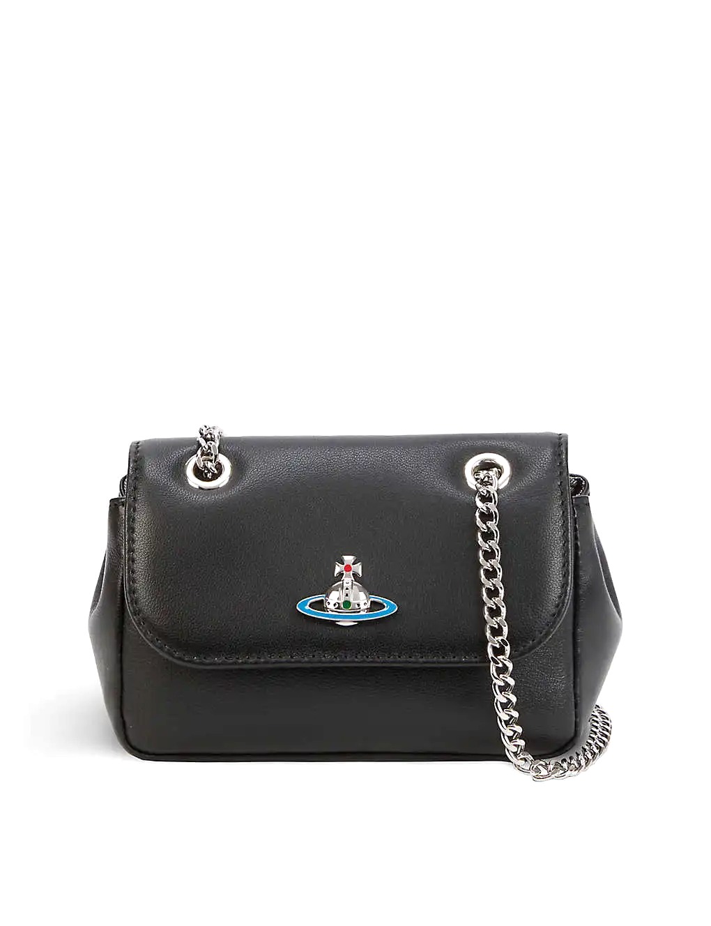TÚI VIVIENNE WESTWOOD Emma leather purse with chain