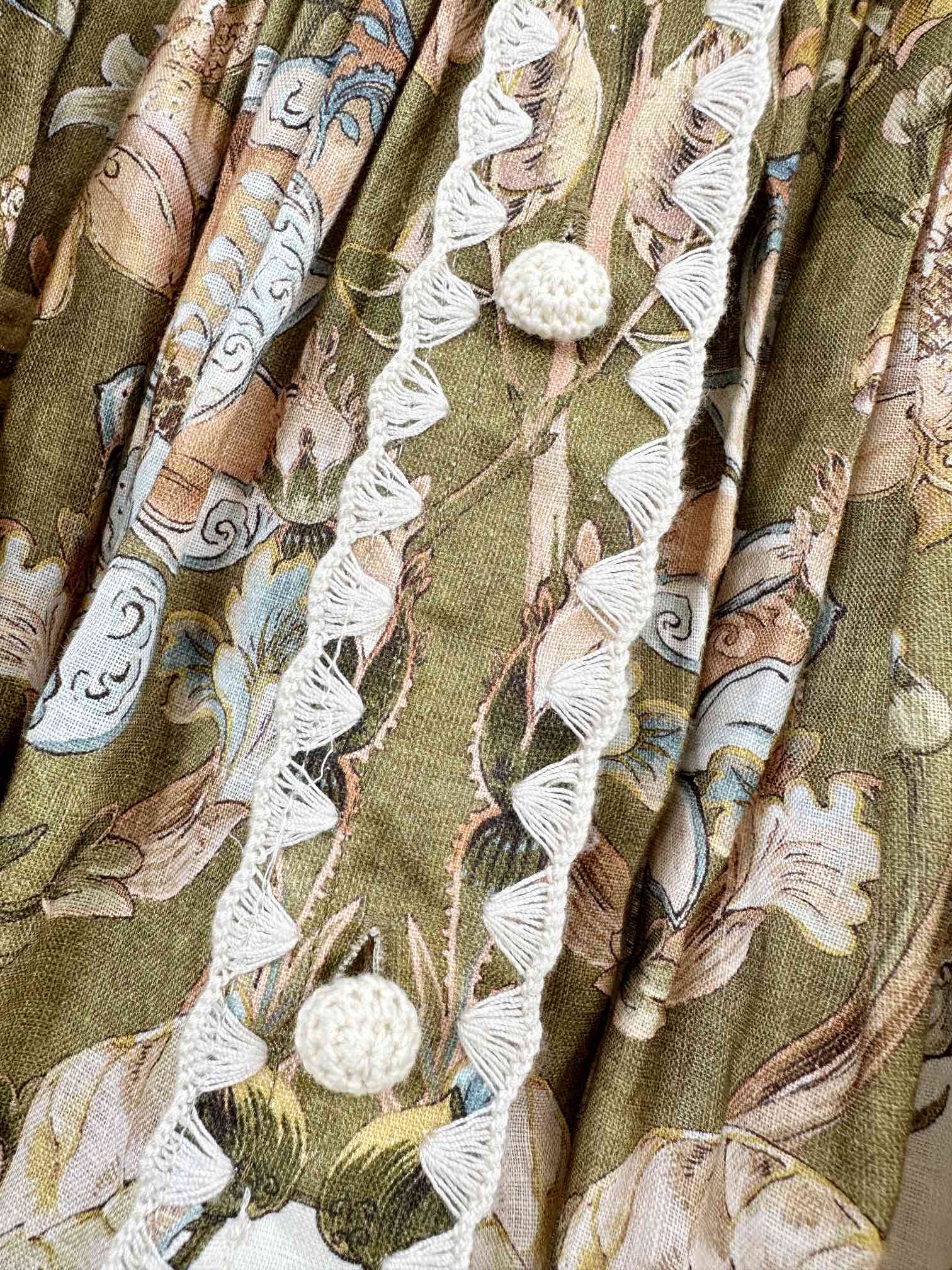 VÁY ZIMMERMANN Flower Mid Vintage Dress