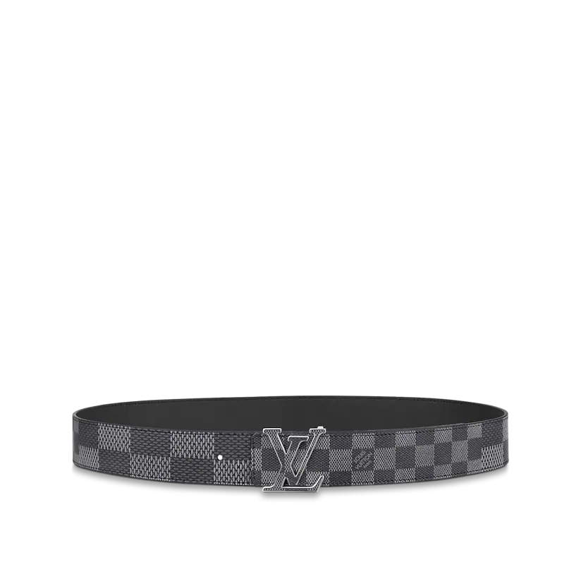 DÂY LƯNG LOUIS VUITTON LV INITIALES 40MM REVERSIBLE BLACK 2023