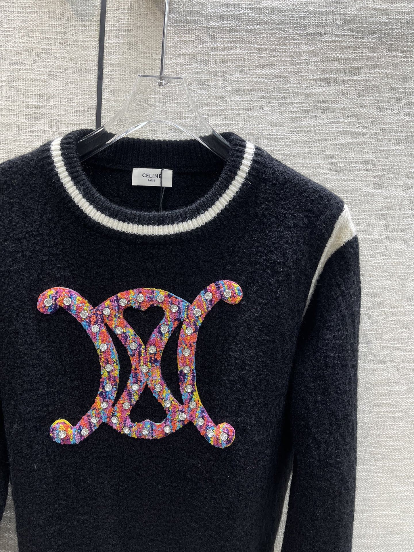 ÁO CELINE Logo  Arc de Triomphe Sweater
