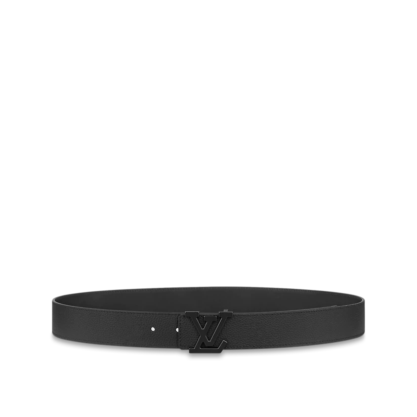 DÂY LƯNG LOUIS VUITTON LV AEROGRAM 35MM BLACK 2023