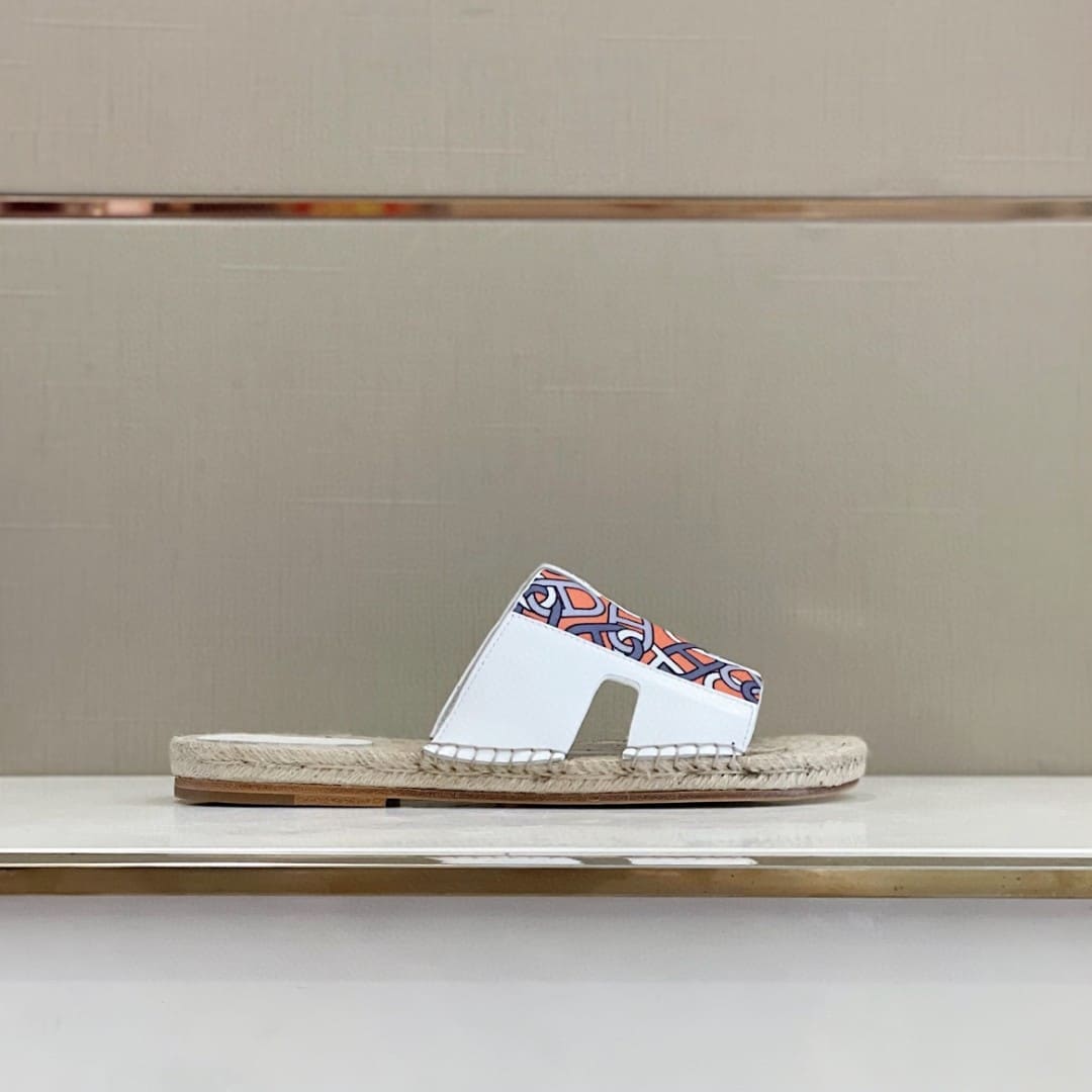 DÉP HERMES ANTIGUA ESPADRILLE SANDAL AAA