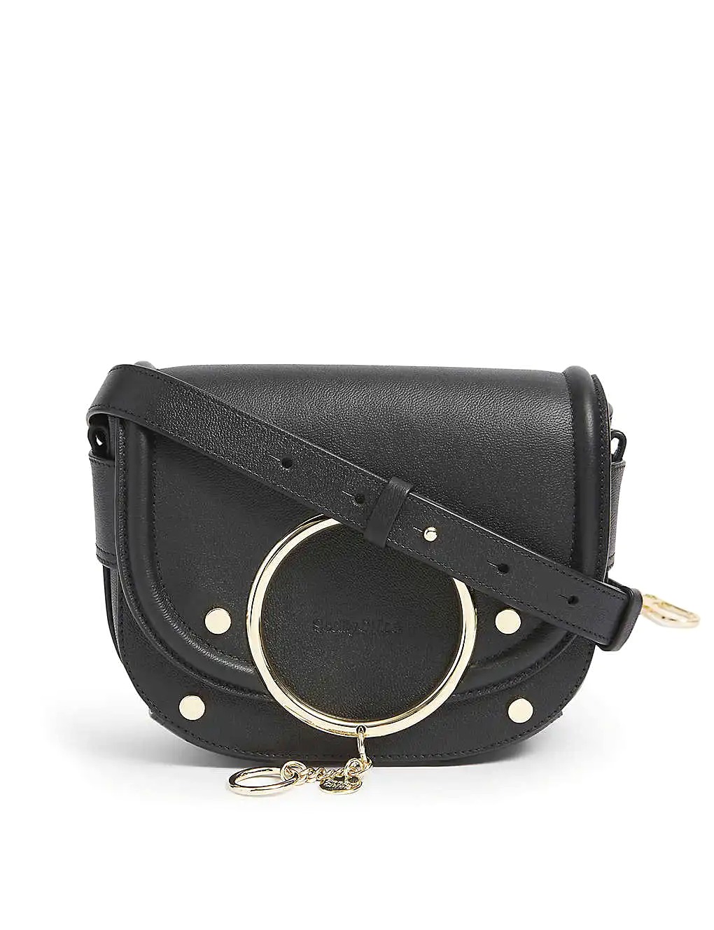 TÚI SEE BY CHLOE Mara leather crossbody saddle bag