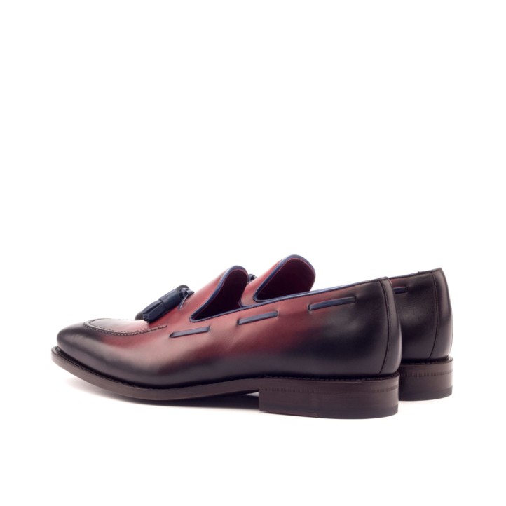HENDERSON SHOES PERSONALIZATION ABRAHAM Burnished Leather Loafers HANDCRAFTED SHOES