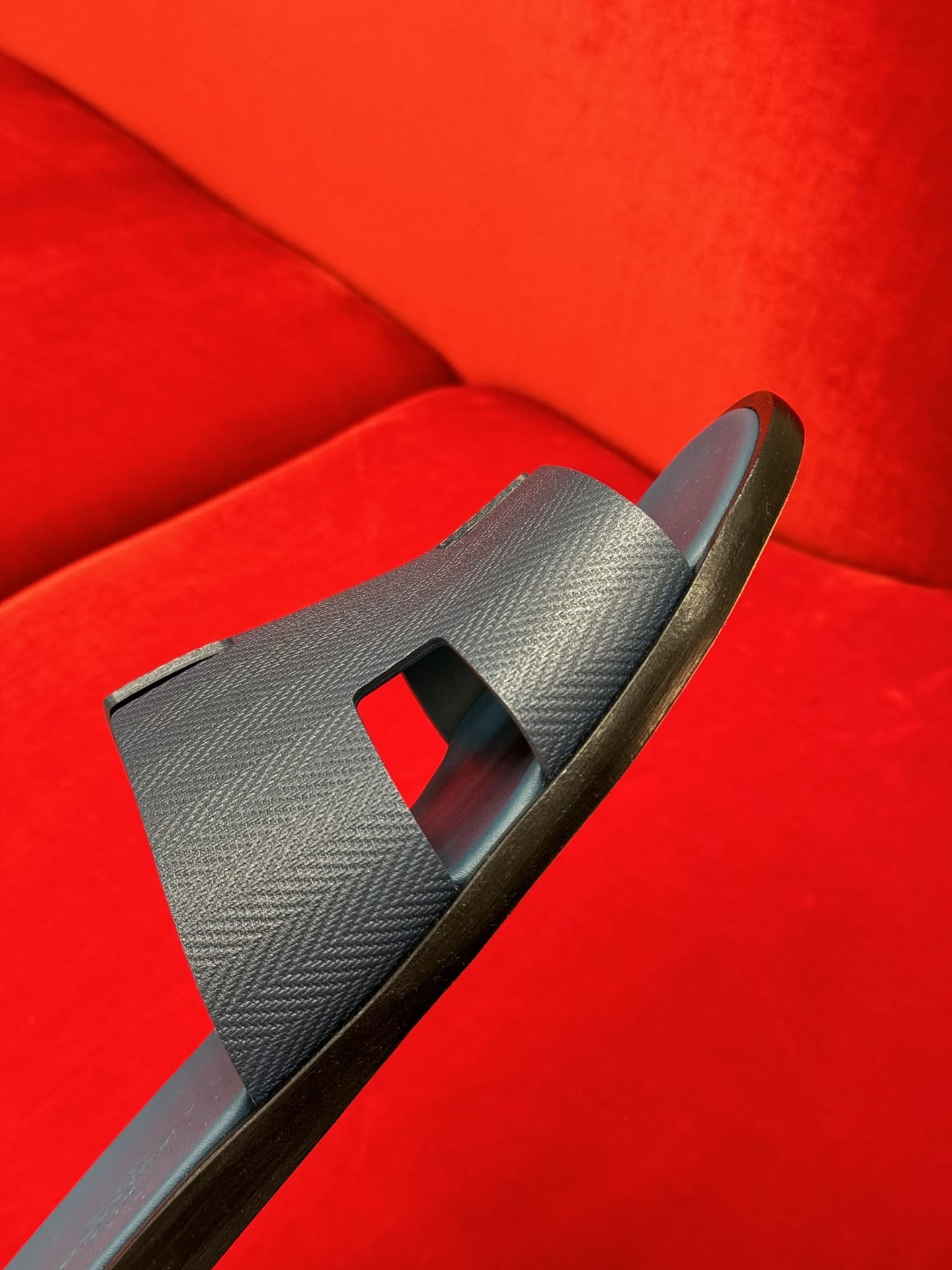DÉP HERMES IZMIR BLACK H SANDAL AAA
