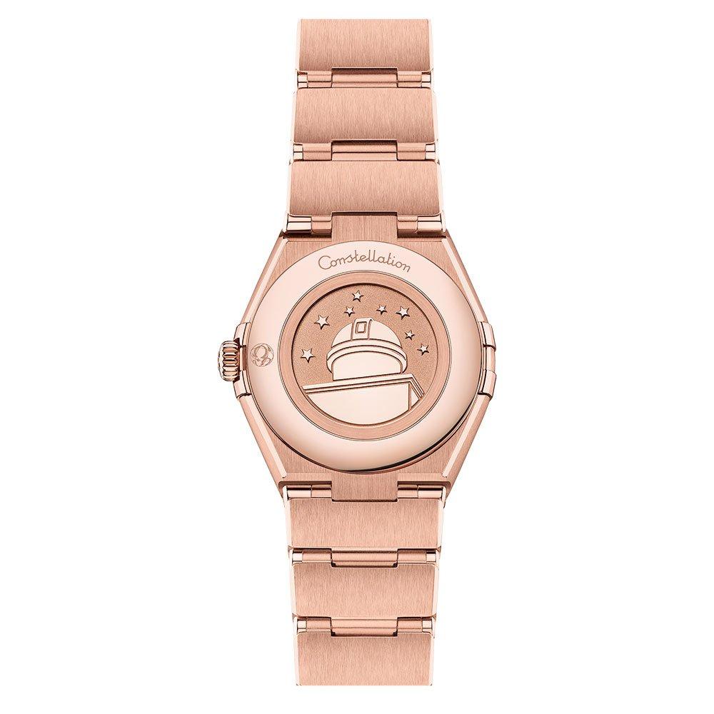 ĐỒNG HỒ OMEGA Constellation Manhattan 18ct Rose Gold Diamond Ladies Watch