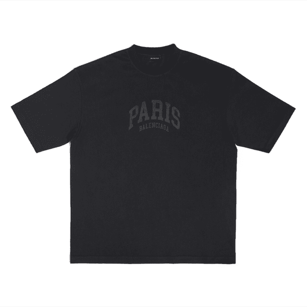 ÁO BALENCIAGA T SHIRT MÀU ĐEN UNISEX