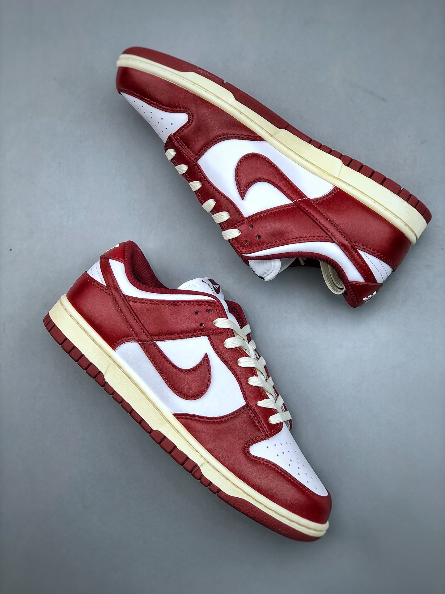 GIÀY Nike Dunk Low White/Team Red-Coconut Milk