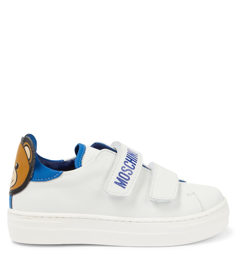 GIÀY MOSCHINO KIDS Leather sneakers