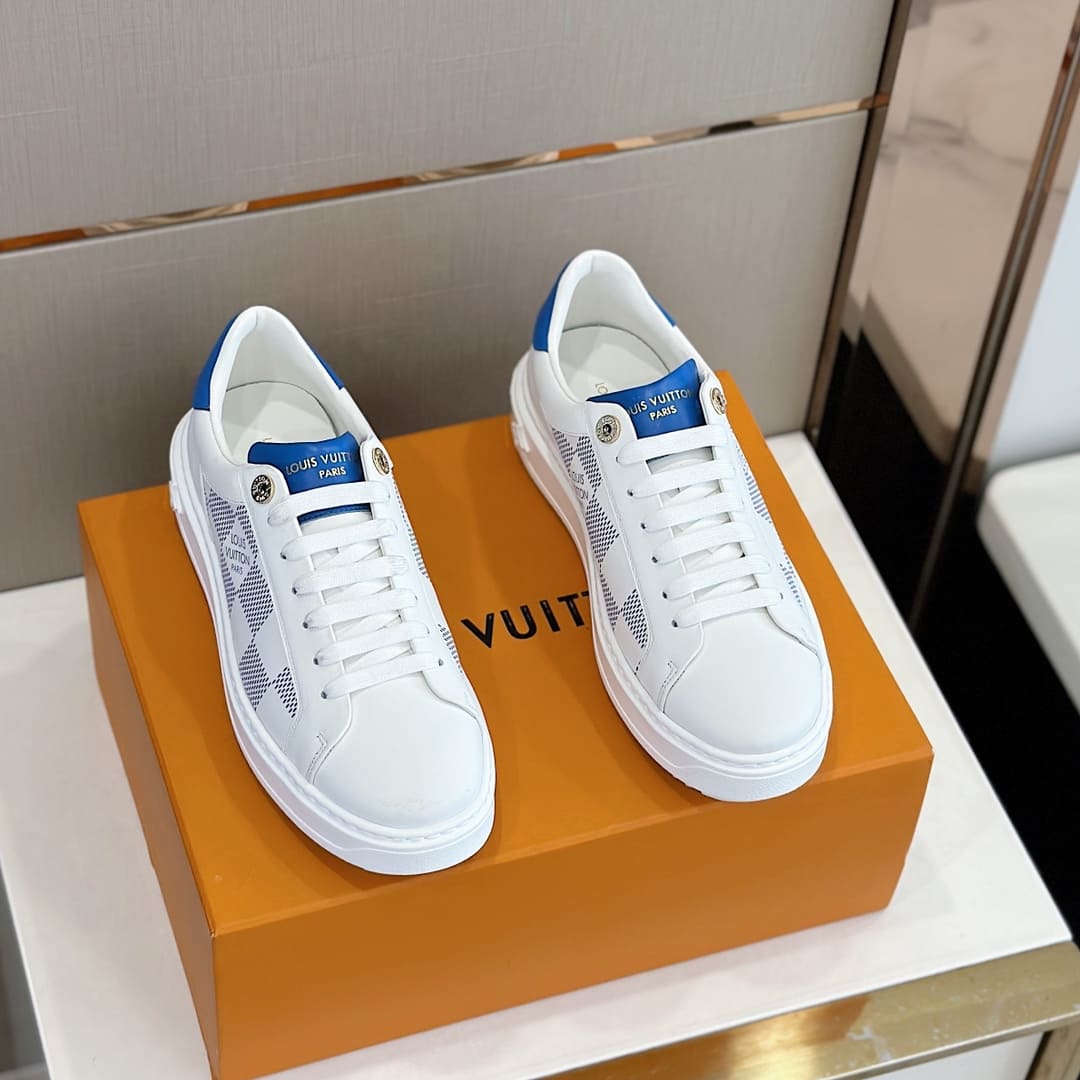 GIÀY LOUIS VUITTON TIME OUT MONOGRAM SNEAKERS SHOES AAA