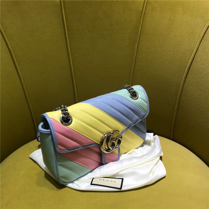 TÚI Gucci GG marmont small shoulder bag multicolor Top Quality