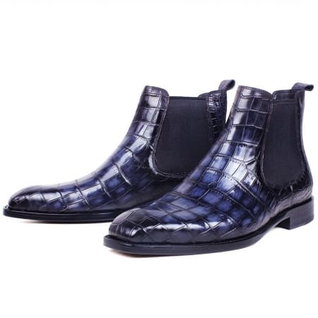 Giày Chelsea Boot Cá Sấu thủ công