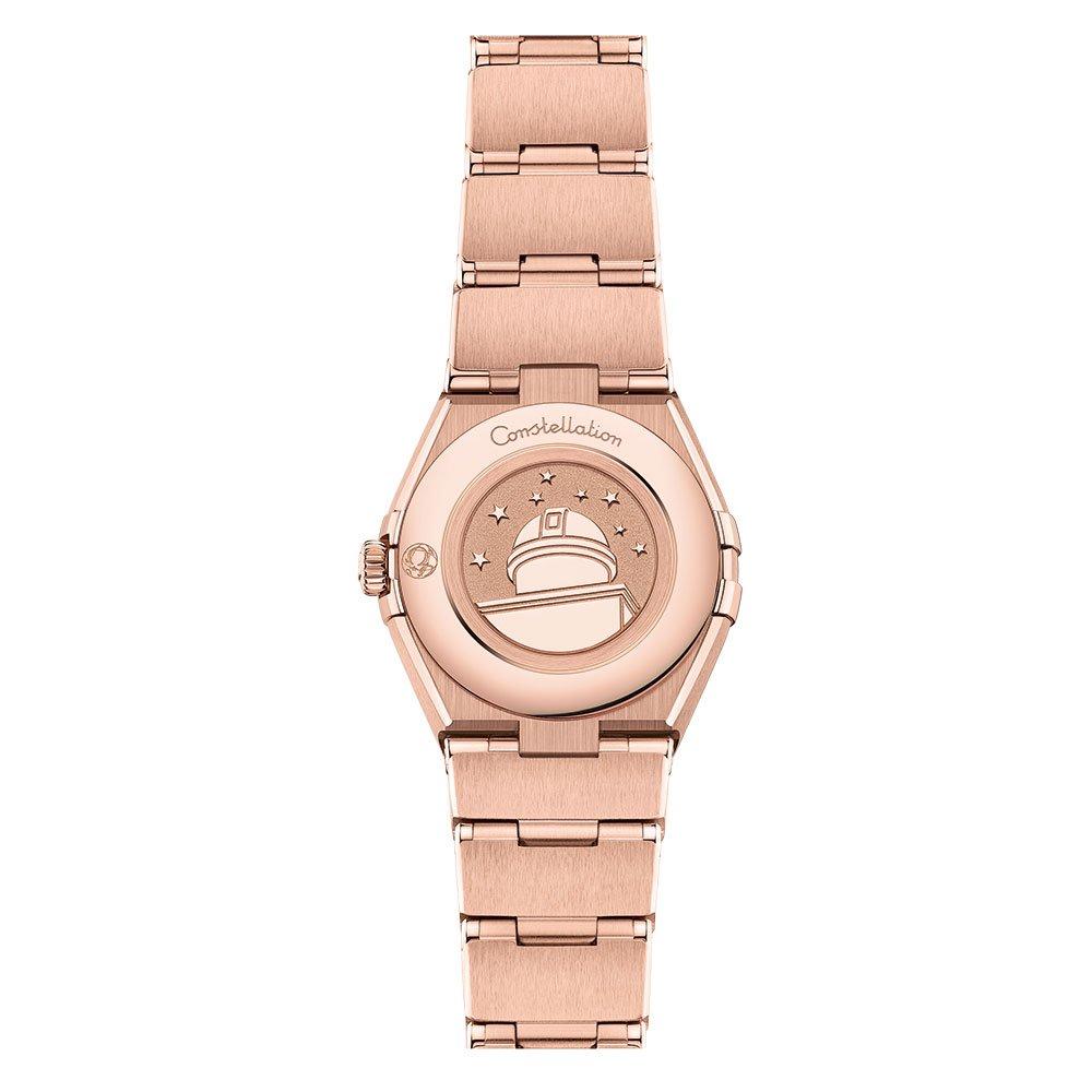 ĐỒNG HỒ OMEGA Constellation Manhattan 18ct Rose Gold Diamond Ladies Watch