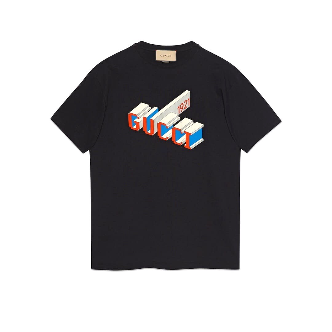 ÁO GUCCI GG T SHIRT MÀU ĐEN UNISEX