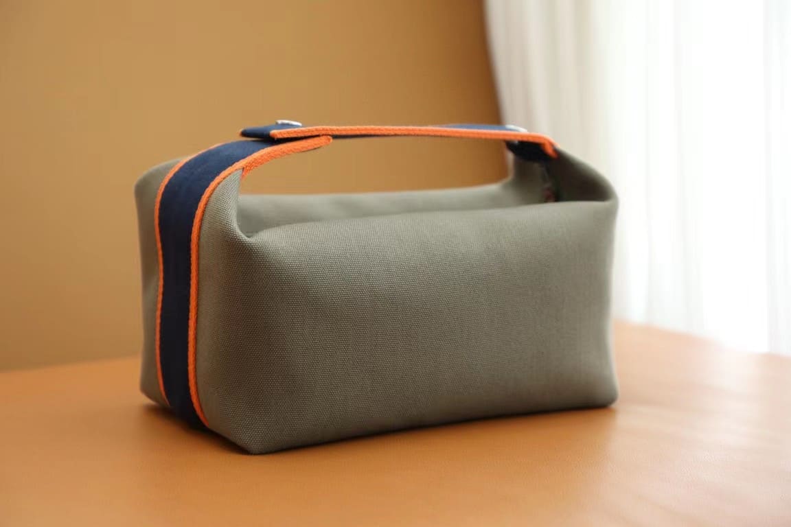 TÚI HERMES TROUSSE DE TOILETTE BRIDE A BRAC PM H MÀU XANH