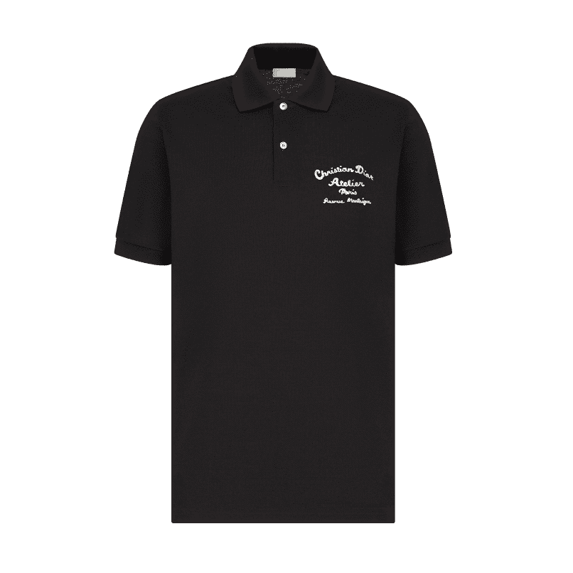 ÁO DIOR POLO SHIRT MÀU ĐEN UNISEX