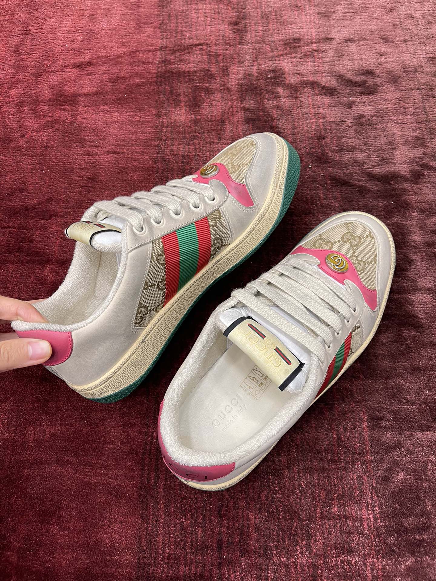 GIÀY GUCCI SCREENER SNEAKER SHOES AAA