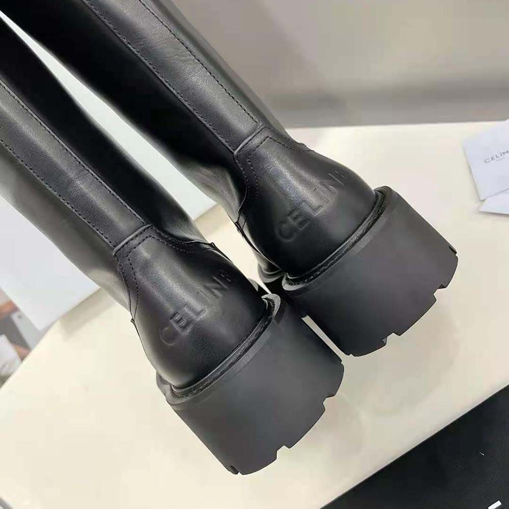 GIÀY Celine Women Bulky High Boot in Calfskin