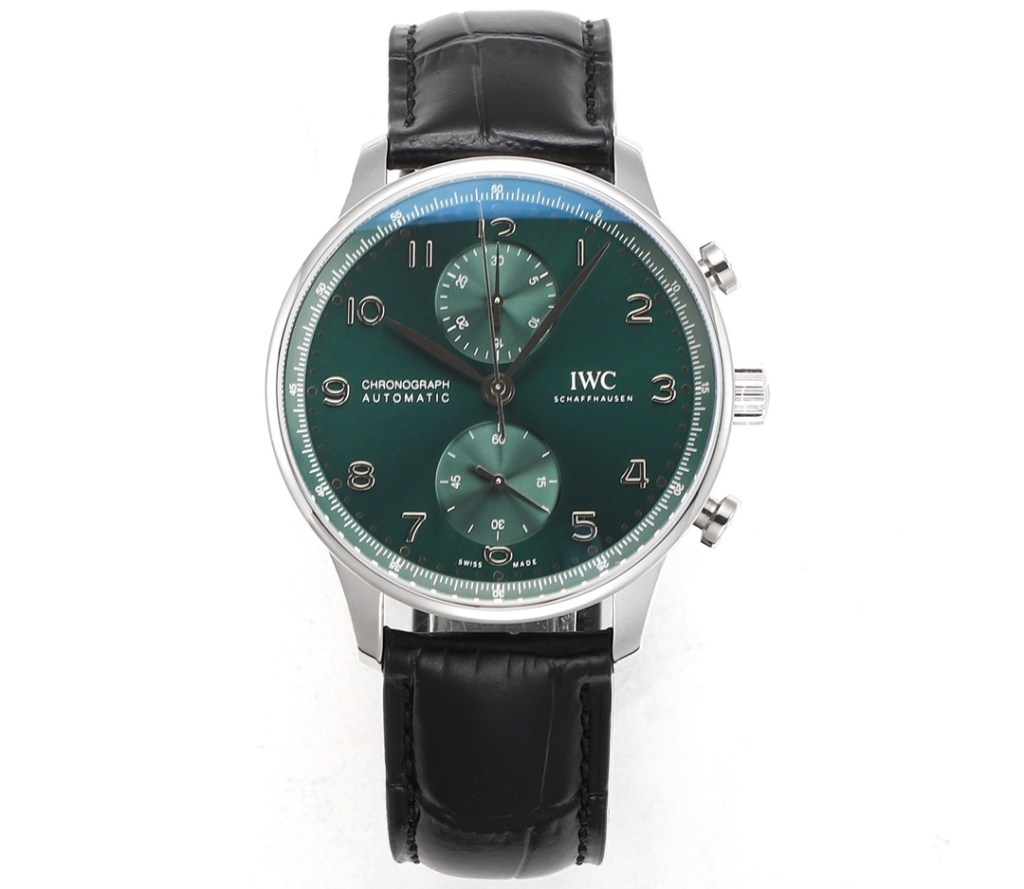 ĐỒNG HỒ IWC Portugieser Chronograph Green Dial Dây Da