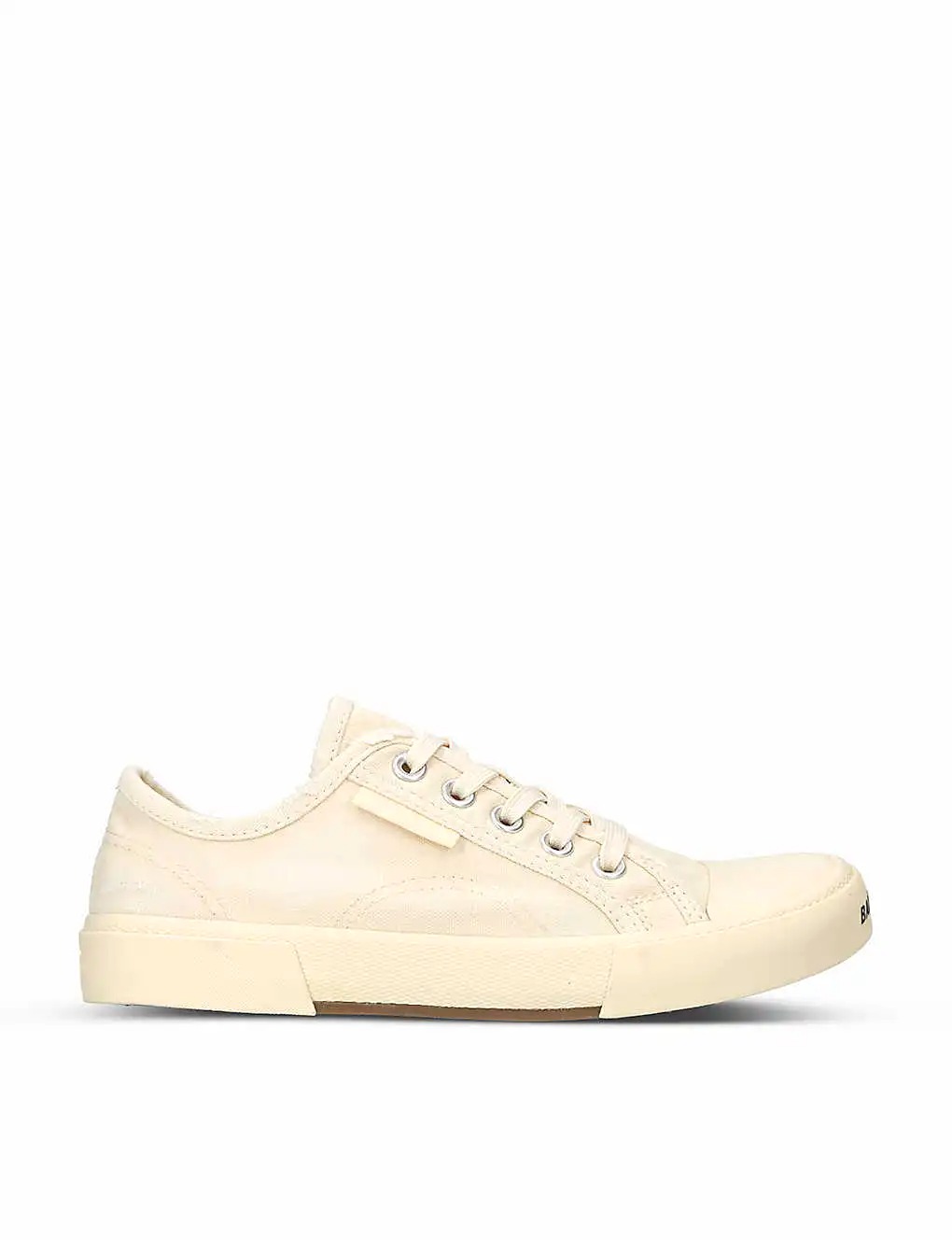 GIÀY BALENCIAGA Paris brand-print canvas low-top trainers
