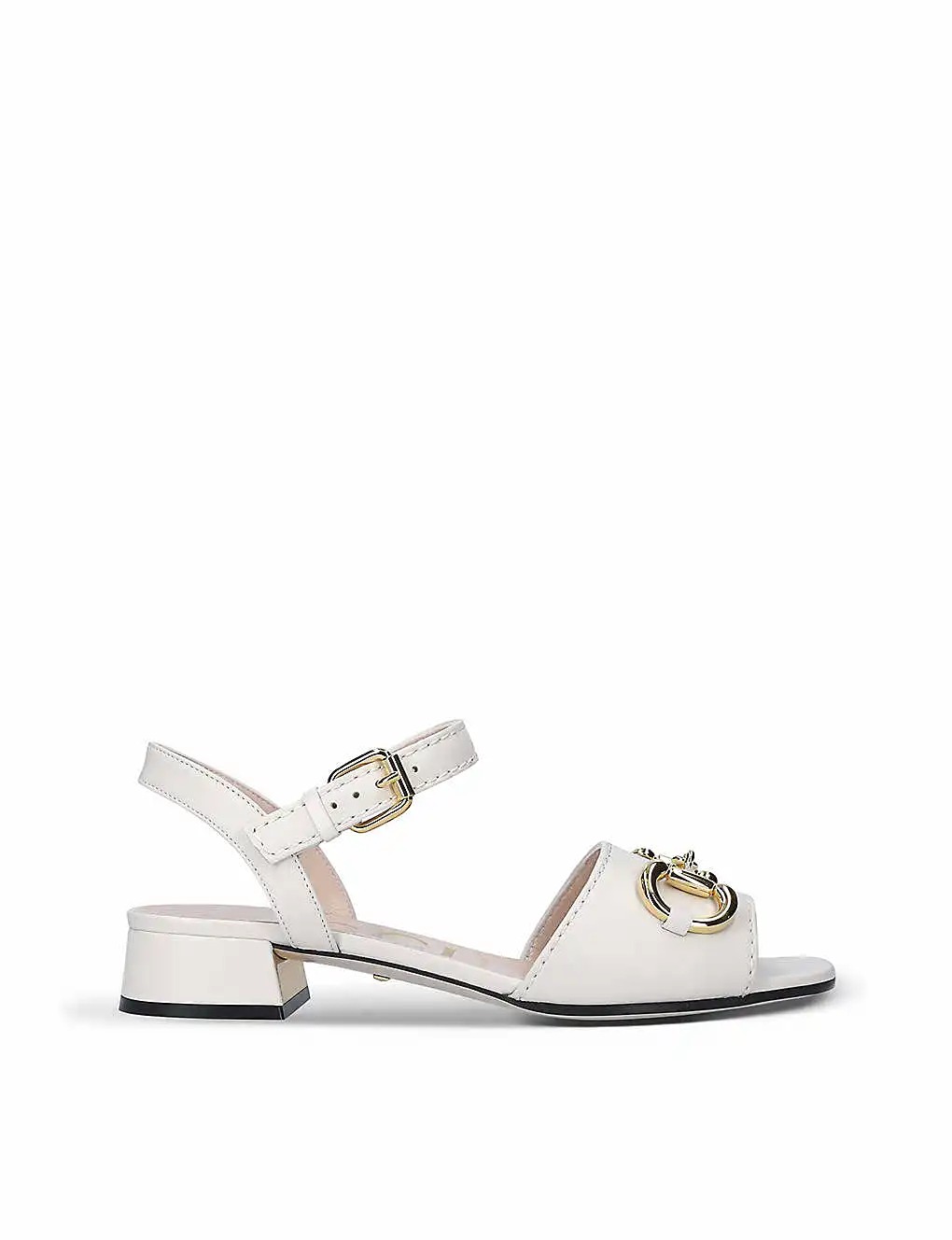 GIÀY GUCCI Baby horsebit-embellished leather sandals